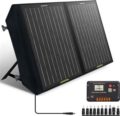 Eco Worthy 12 Volts 10 Watts Portable Power Solar Panel Battery Charger Backup For Car Boat With