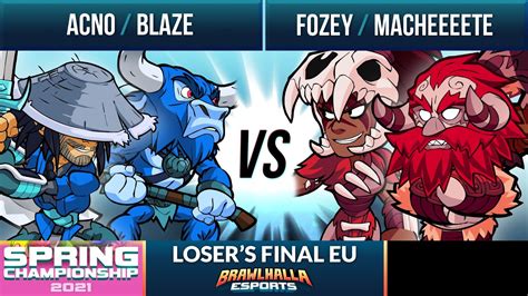 Acno Blaze Vs Fozey Macheeeete Loser S Final Spring