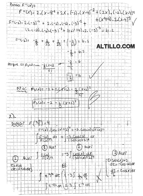 2º Parcial C Análisis Matemático 2023 CBC UBA