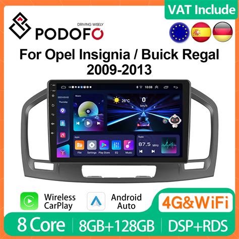 Podofo G G Carplay Android Radio For Opel Insignia For