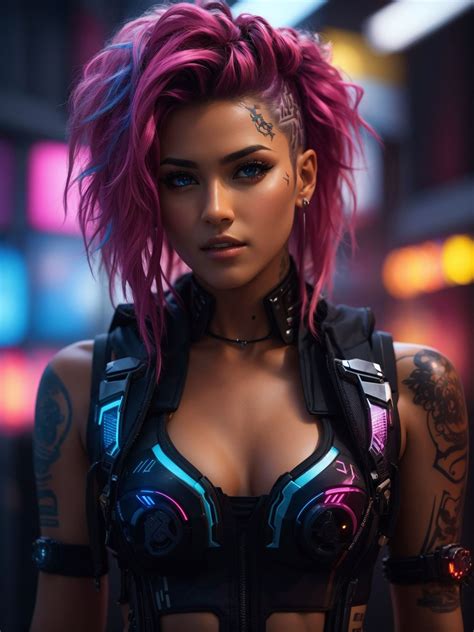 Pin By Montana Moore On Fanartetc Cyberpunk Hairstyles Hair Styles Hair Cuts