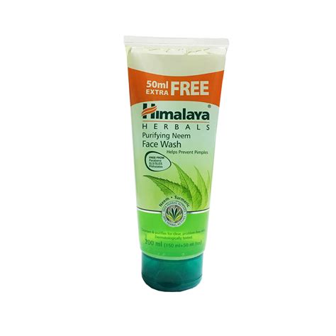 Himalaya Purifying Neem Face Wash 150ml With Free 50ml Alpro Pharmacy