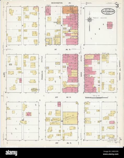 Map of hutchinson minnesota hi-res stock photography and images - Alamy