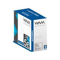 Wam Cat E Azul Bobina De Cable Cat E Utp Cca Awg Mts Color