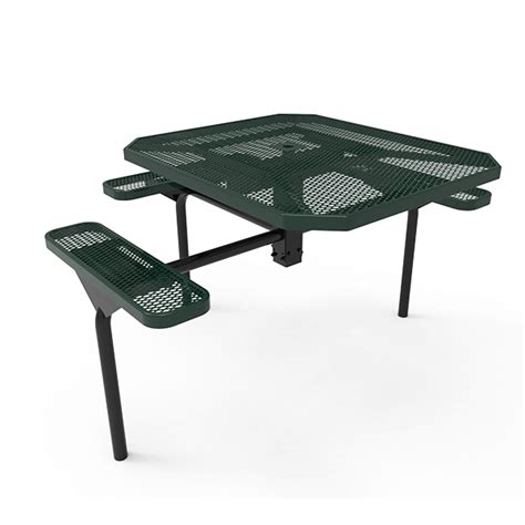 X Elite Nexus Seat Octagon Thermoplastic Steel Picnic Table