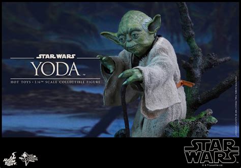 Hot Toys Th Scale Yoda Figure Plastic And Plush