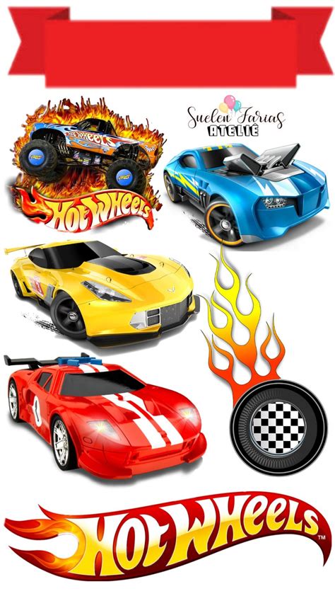 Topo De Bolo Para Imprimir Hotwheels Bolo Hot Wheels Carros Hot