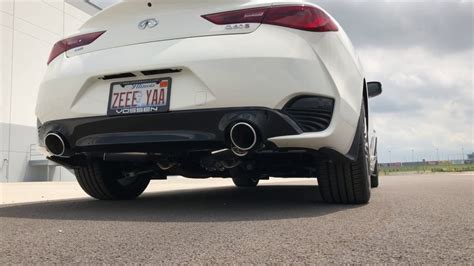 Infiniti Q60 Red Sport 3 0t Sport Helmholtz Exhaust 4k Youtube