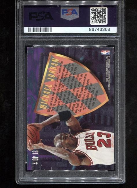 Michael Jordan Fleer Ultra Hot Packs Scoring Kings Psa Ex