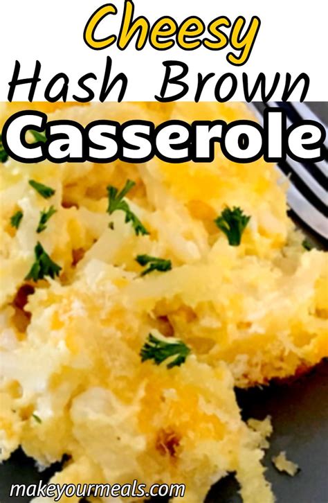 Hash Brown Potato Casserole Recipe Oven Crock Pot Instructions