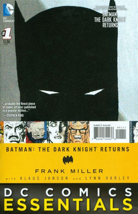 Dc Comics Essentials Batman The Dark Knight Returns Volume Comic Vine