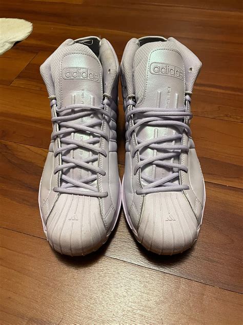 Adidas Pro Model 2g Mens Basketball Shoes Purple Tin… Gem