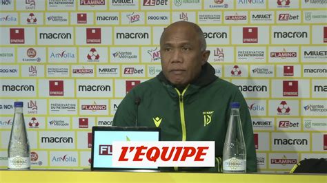 Kombouaré Fait Le Point Sur Le Groupe Foot Coupe Nantes Vidéo Dailymotion