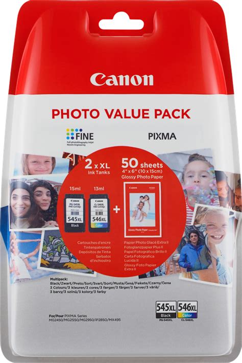 Canon Pg Xl Cl Xl Photo Value Pack Schwarz Mehrere Farben Value