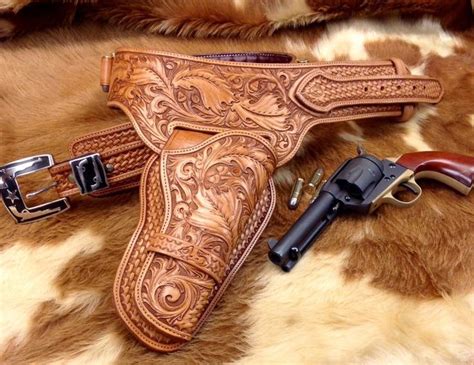 1911 Leather Holster Leather Holster Pattern Custom Leather Holsters