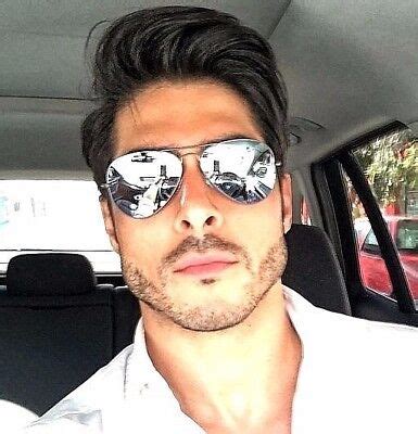 Mirrored Aviator Sunglasses For Men