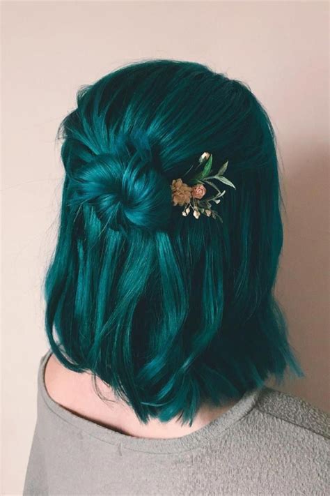 15 Estilos De Cabello Verde Para Combinar Con La Primavera Moda Y Estilo