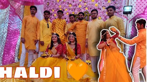 Haldi Function 💛🧡🤩 Dailyvlog Wedding Vlogger Youtube