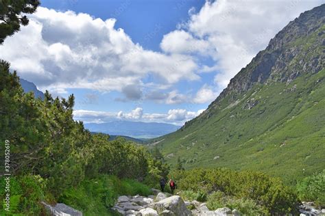 Dolina Mięguszowiecka Tatry Wysokie Słowacja Tatry Słowackie szlak na