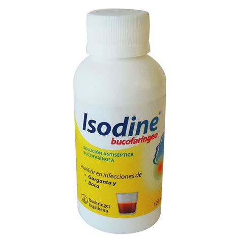 Solución Isodine Bucofaríngeo 120ml