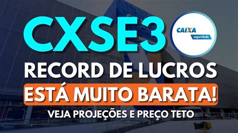 Cxse Record De Lucros E Aumento De Dividendos Caixa Seguridade Est