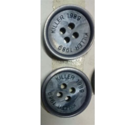 Polyester Round Laser Buttons For Garments Packaging Type Packet At