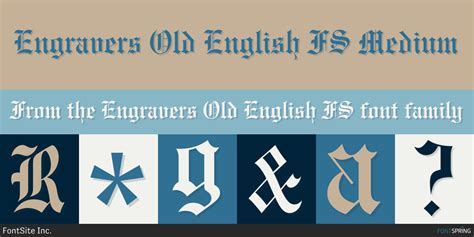 Engravers Old English FS Font