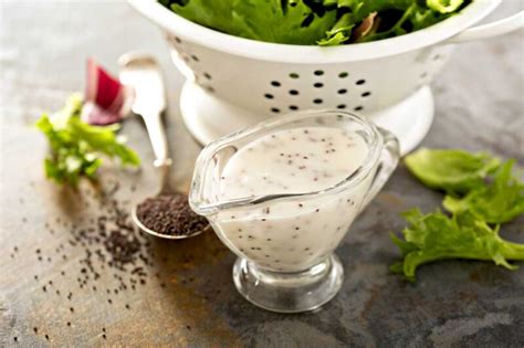 Creamy Lemon Poppy Seed Dressing Lemon Blossoms