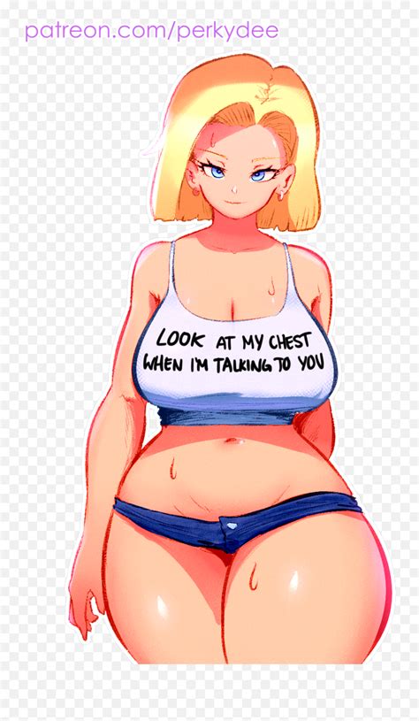 Android 18 By Datkohai Dragon Ball Z Thicc Girl Naked Png Android 18