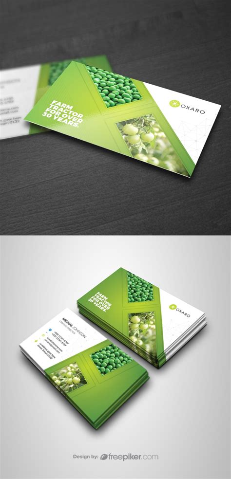 Freepiker Garden Farm Agriculture Business Card