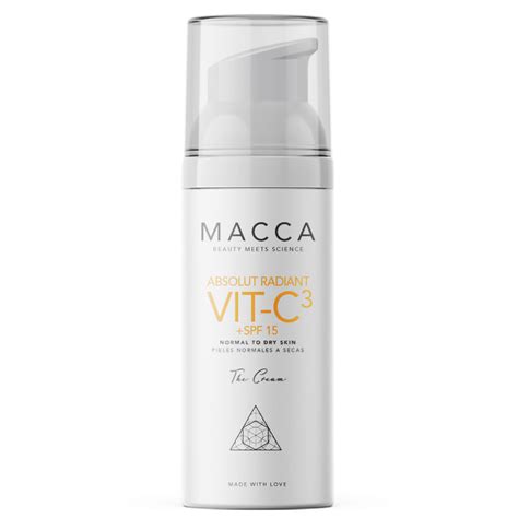 Absolut Radiant Vit C The Cream Spf Macca Cosmetics