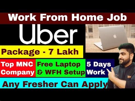 Uber Hiring Fresher Packag Lac Work From Home Jobs Online Job