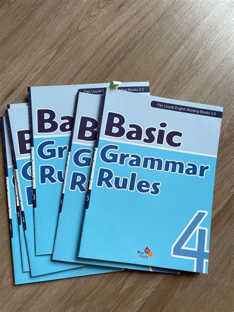 English Grammar Pan Lloyds Basic Grammar Rules