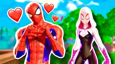 Spiderman Se Enamora De Spider Gwen Aqu No Hay Quien Viva Fortnite