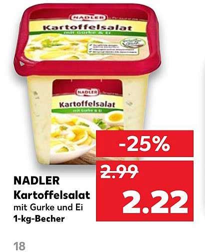 Nadler Kartoffelsalat Angebot Bei Kaufland Prospekte De