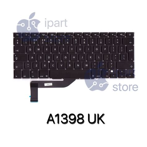 Keyboard MacBook Pro Retina A1398 15". UK