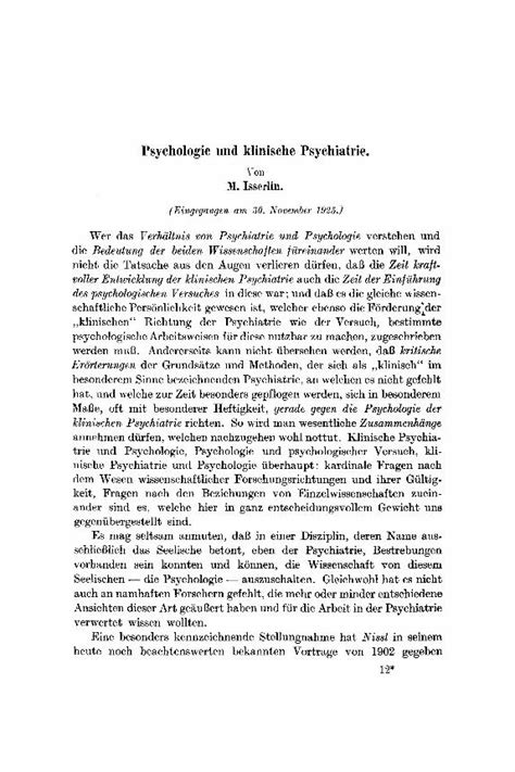 PDF Psychologie Und Klinische Psychiatrie DOKUMEN TIPS