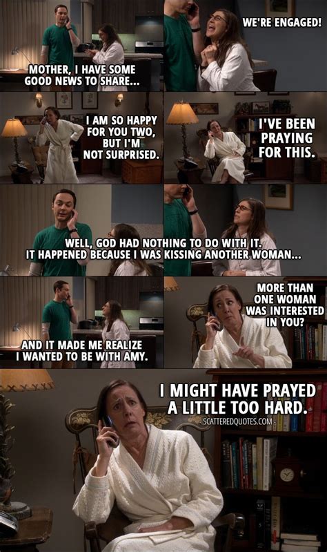 Quote From The Big Bang Theory 11x01 │ Sheldon Cooper Mother I Have