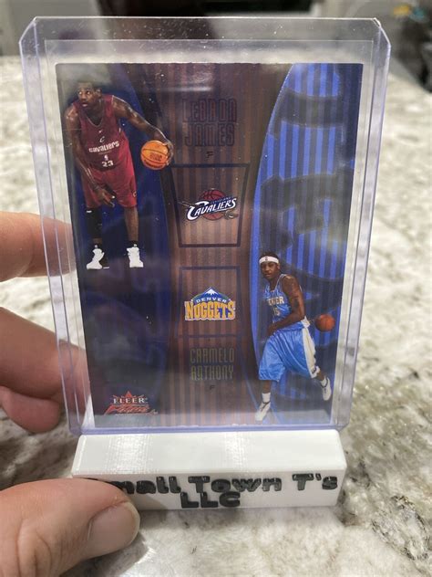 2003 04 Fleer Focus Tag Team LeBron James Carmelo Anthony RC EBay