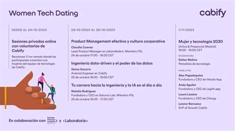 Cabify Organiza Women Tech Dating II Evento Que Conecta Mundialmente A