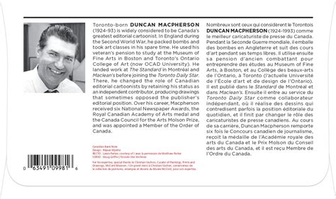 Late artist Duncan Macpherson dons fourth editorial cartoonist stamp ...