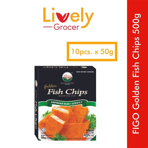 FIGO Golden Fish Chips 500g Shopee Malaysia