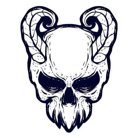 Illustration Skull Head Mascot Logo Art 25265024 Vector Art At Vecteezy