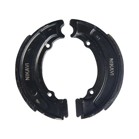 NIKAVI BSS18 Brake Shoe Set Compatible For Royal Enfield Bullet 350