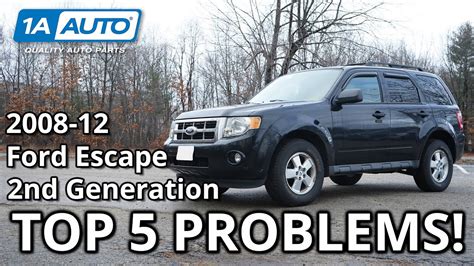 Top 5 Problems Ford Escape SUV 2008 2012 2nd Generation YouTube