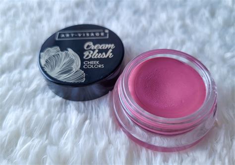 Чудесные кремовые румяна Art-Visage Cream Blush Cheek colors в оттенке ...