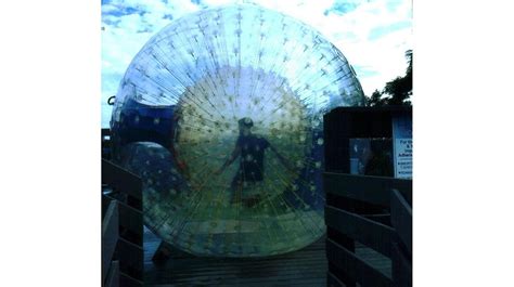 Rolling Down A Hill Inside A Zorb Ball Is Amazing Newsday