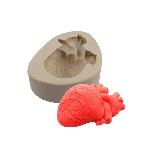 Heart Brain Silicone Mold Resin Diy Cake Fondant Pastry Moulds Dessert