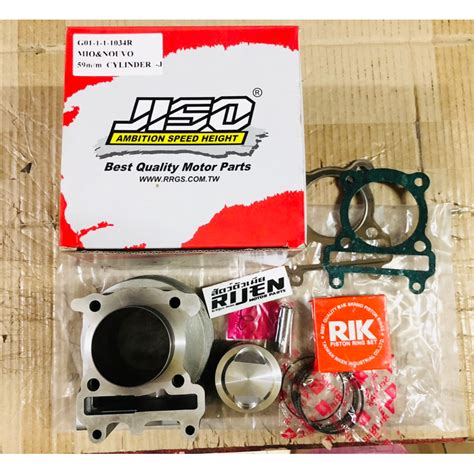 Jiso Rrgs Cylinder Block Mm Steelbore Mm Mm Ring For Mio Sporty