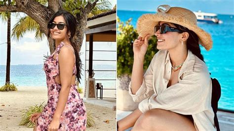 Rashmika Mandanna Sets Temperature Soaring With Her Hot Vacation Pics